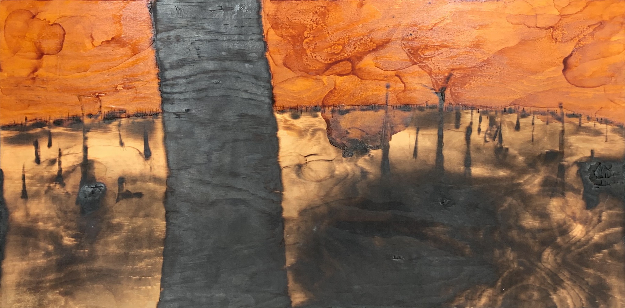 Firescape01, Arbeit aus der Werkgruppe Firescapes