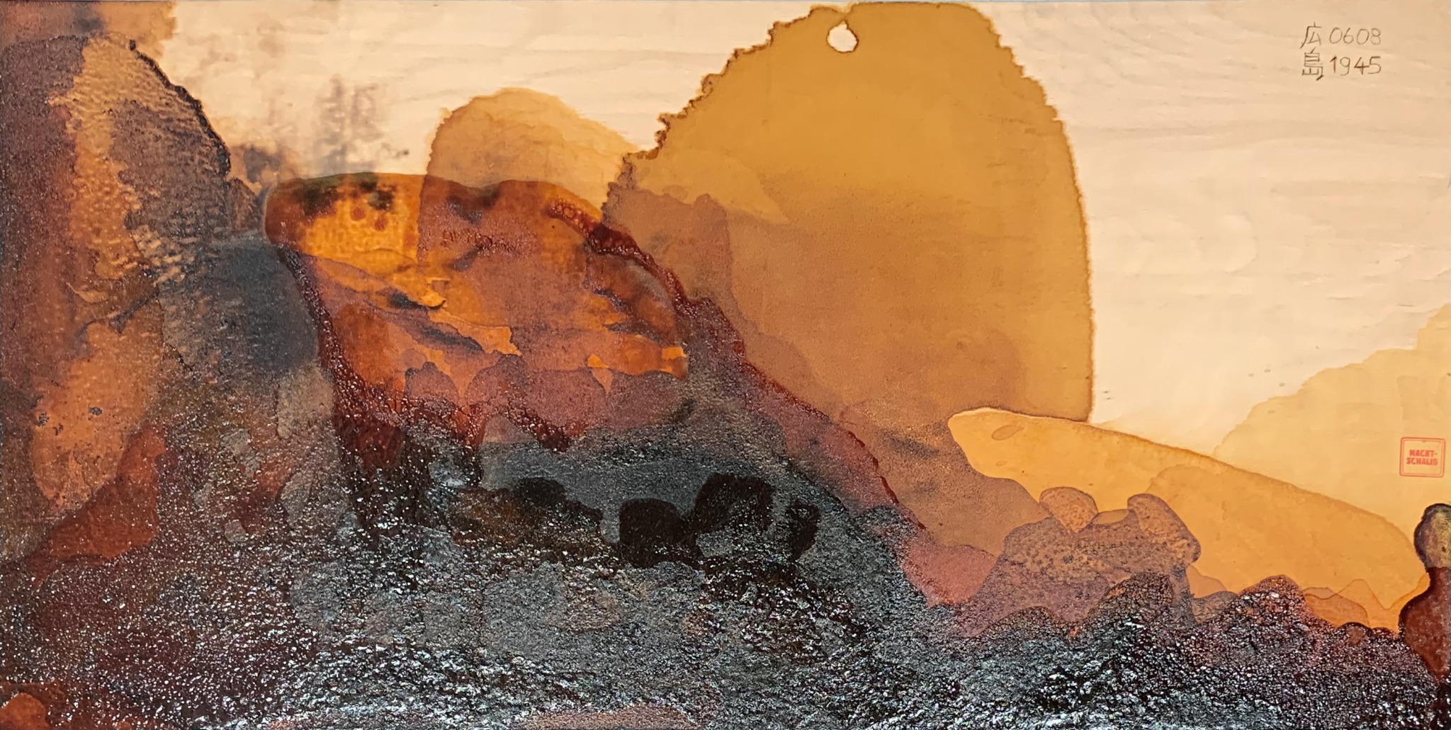 Hiroshima, Arbeit aus der Werkgruppe Firescapes
